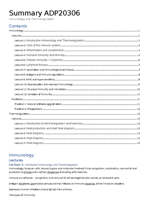 Formula sheet ADP - overzicht van de formules die nodig zijn - Formula ...