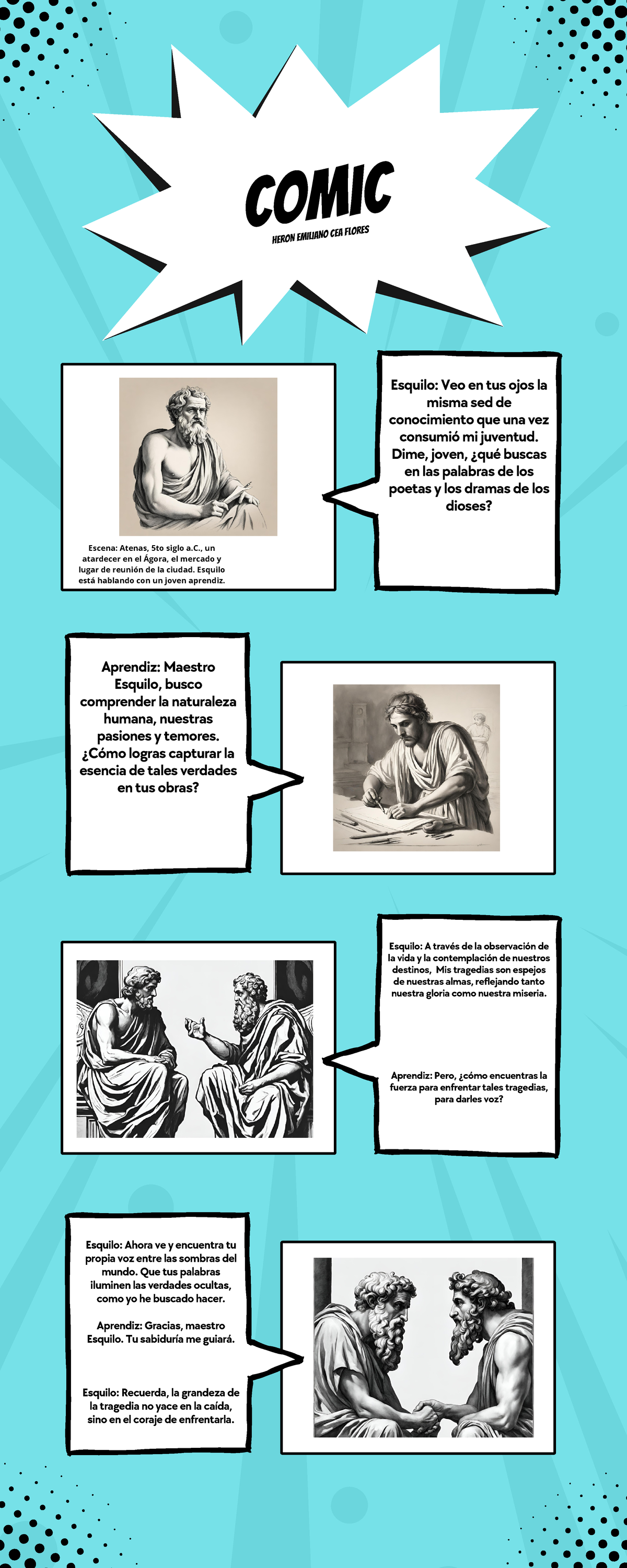 Blue and White Illustrative Comic Infographic - COMICCOMIC ...