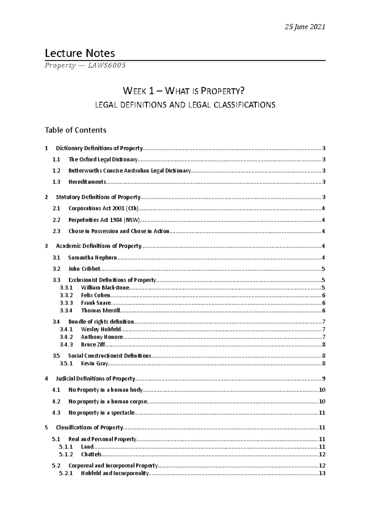 week-1-summary-notes-what-is-property-lecture-notes-week-1-what-is