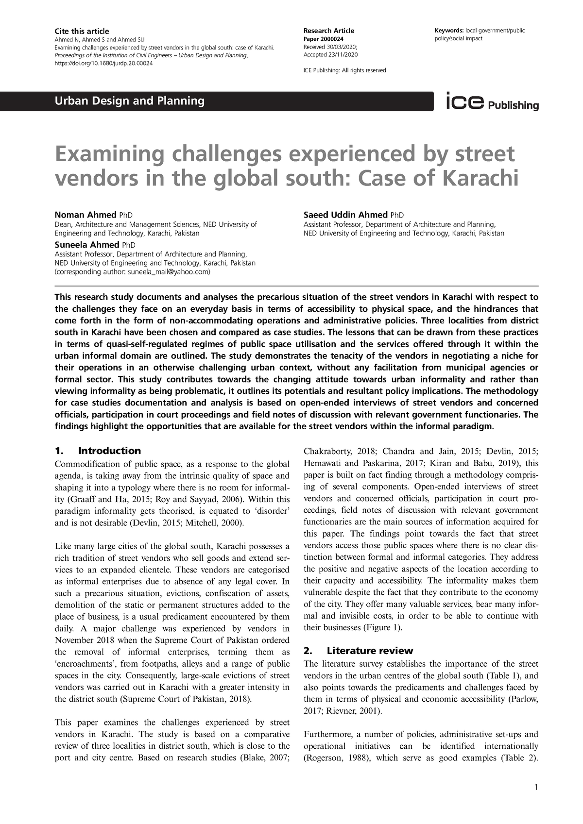 Examining challenges experienced by stre - Examining challenges ...