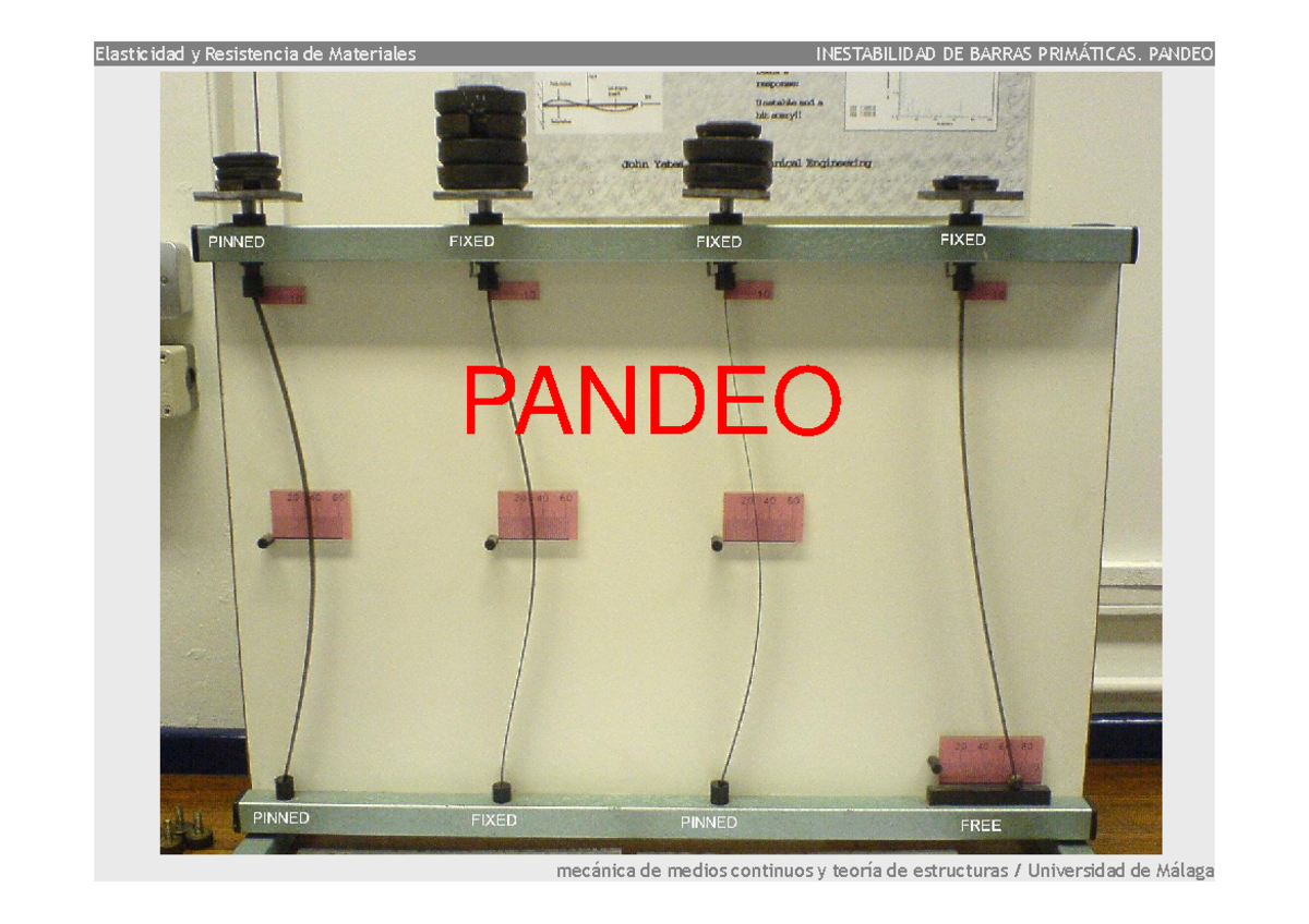 T15 Resistencia Y Elasticidad De Materiales Pandeo Barras De Gran