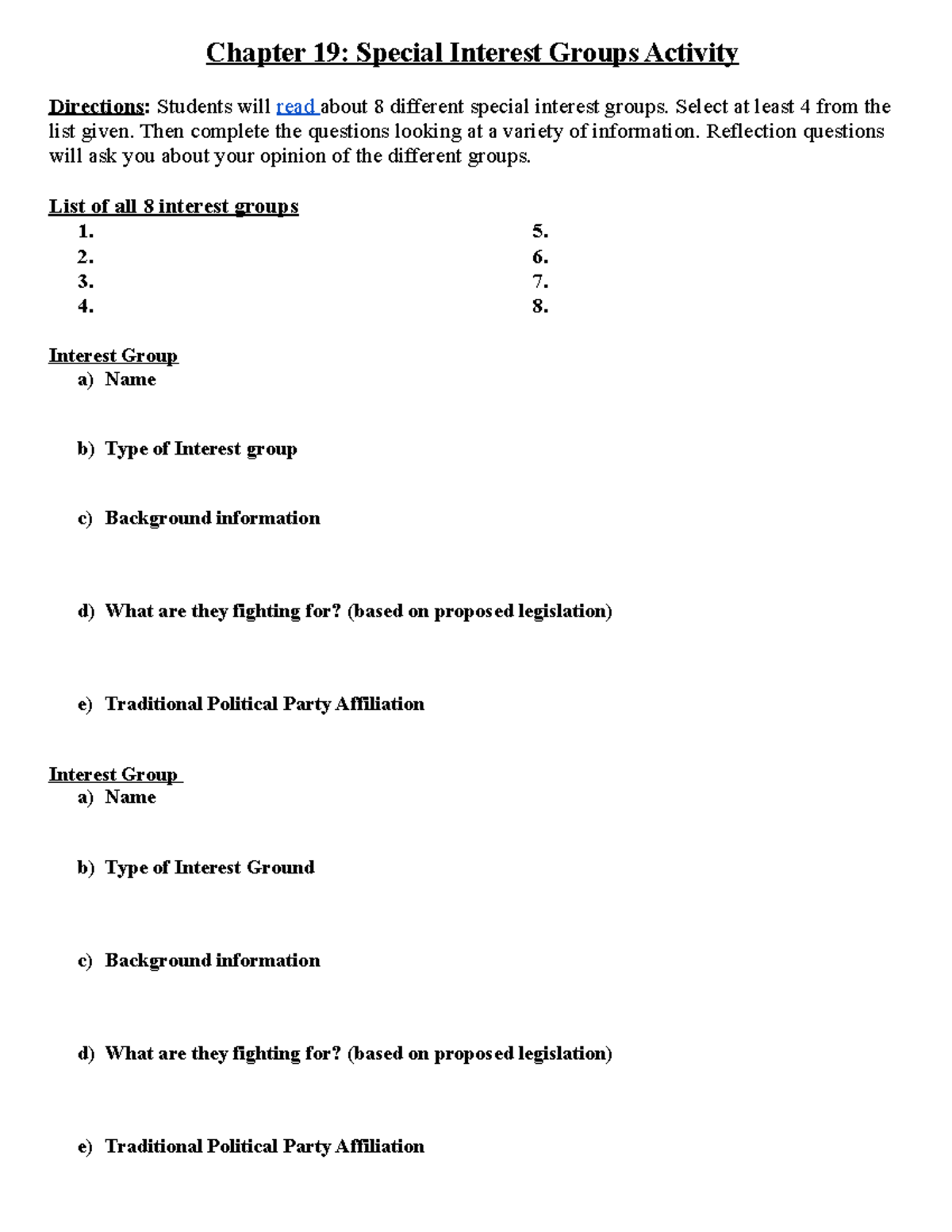 Chapter 5 interests groups (1)