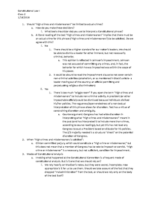MINI Outline Constitutional Outline - MINI OUTLINE CONSTITUTIONAL ...