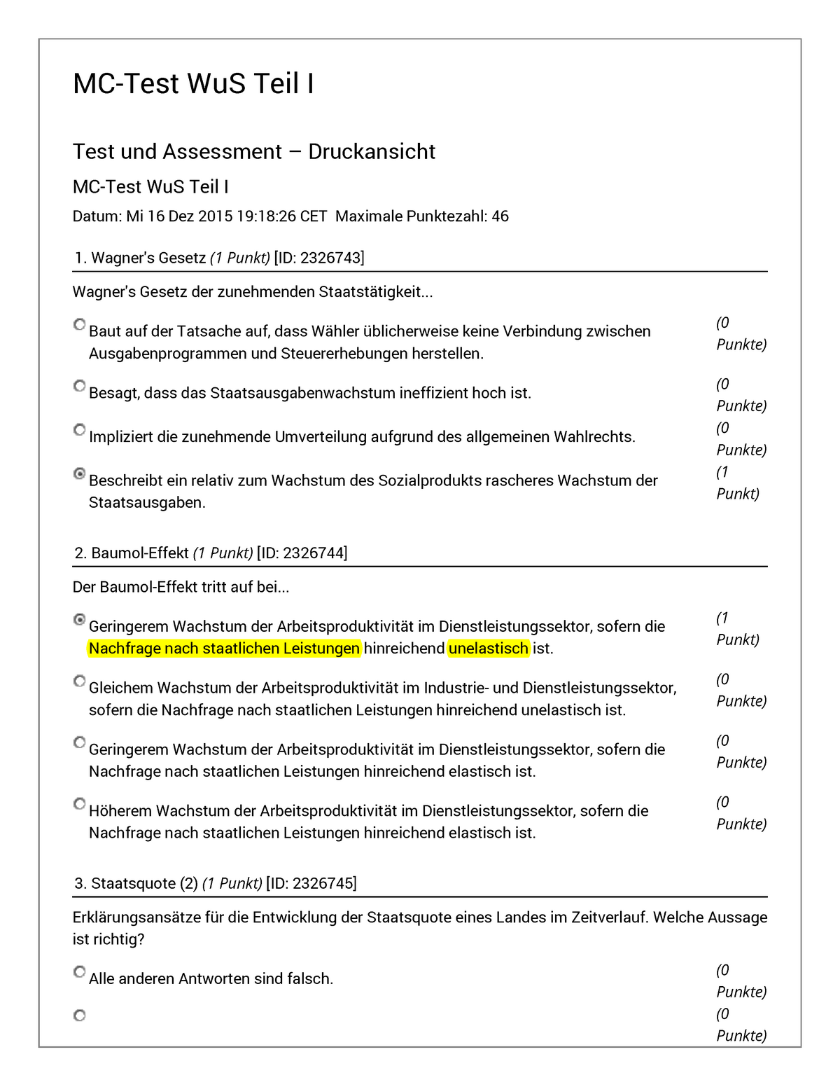 Klausur 27 Mai Wintersemester 2015/2016, Fragen Und Antworten - Warning ...