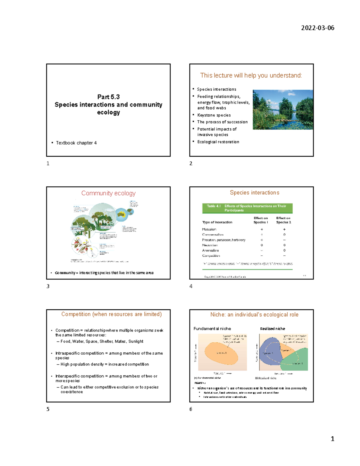 EVS1101Chapter B2Handout EVS 1101 uOttawa Studocu