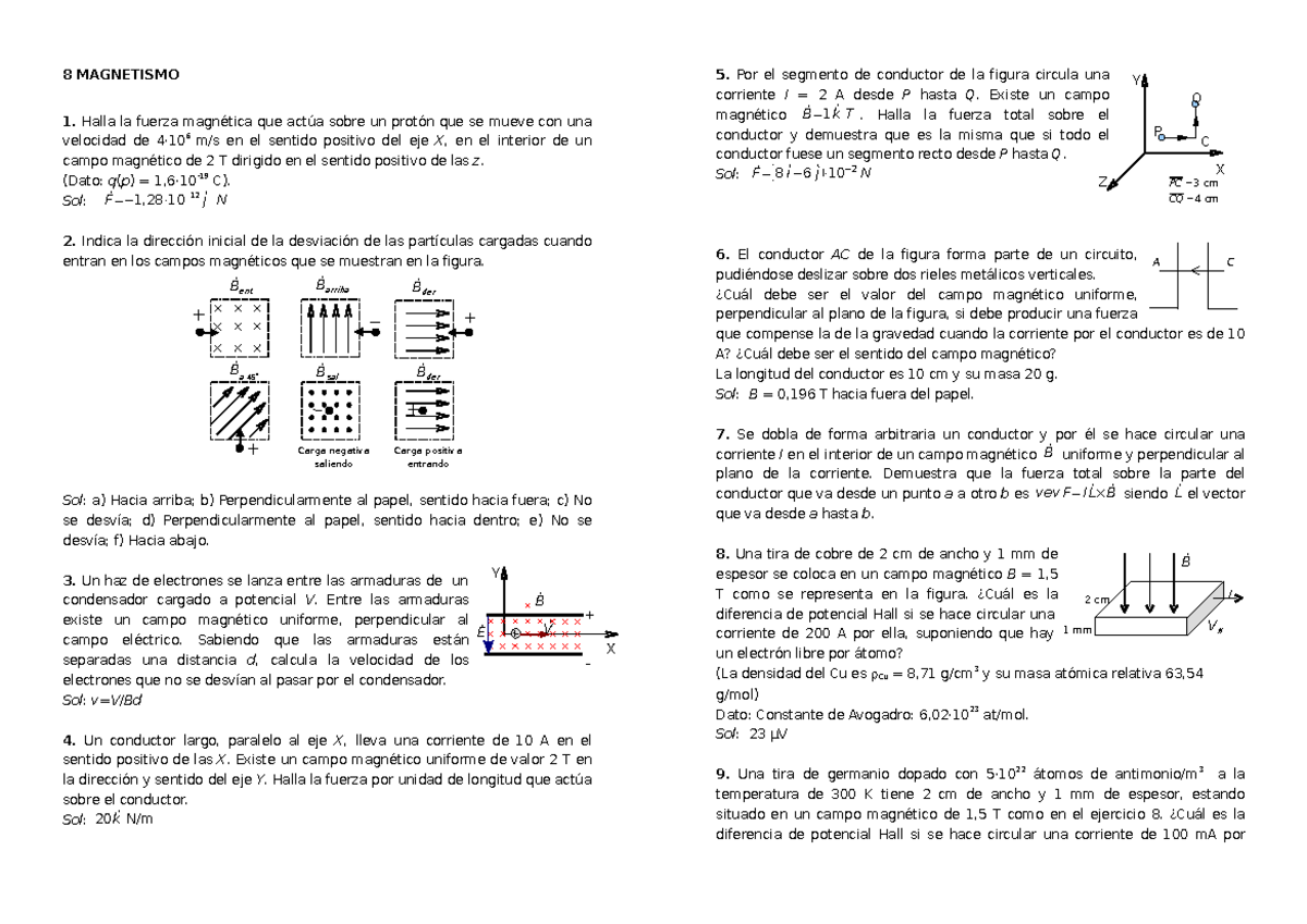 08-magnetismo - .. - 8 Magnetismo 1. Halla La 