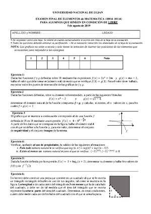 Examen Final 23 Agosto - Introducci ́on A La Matem ́atica (14025 ...