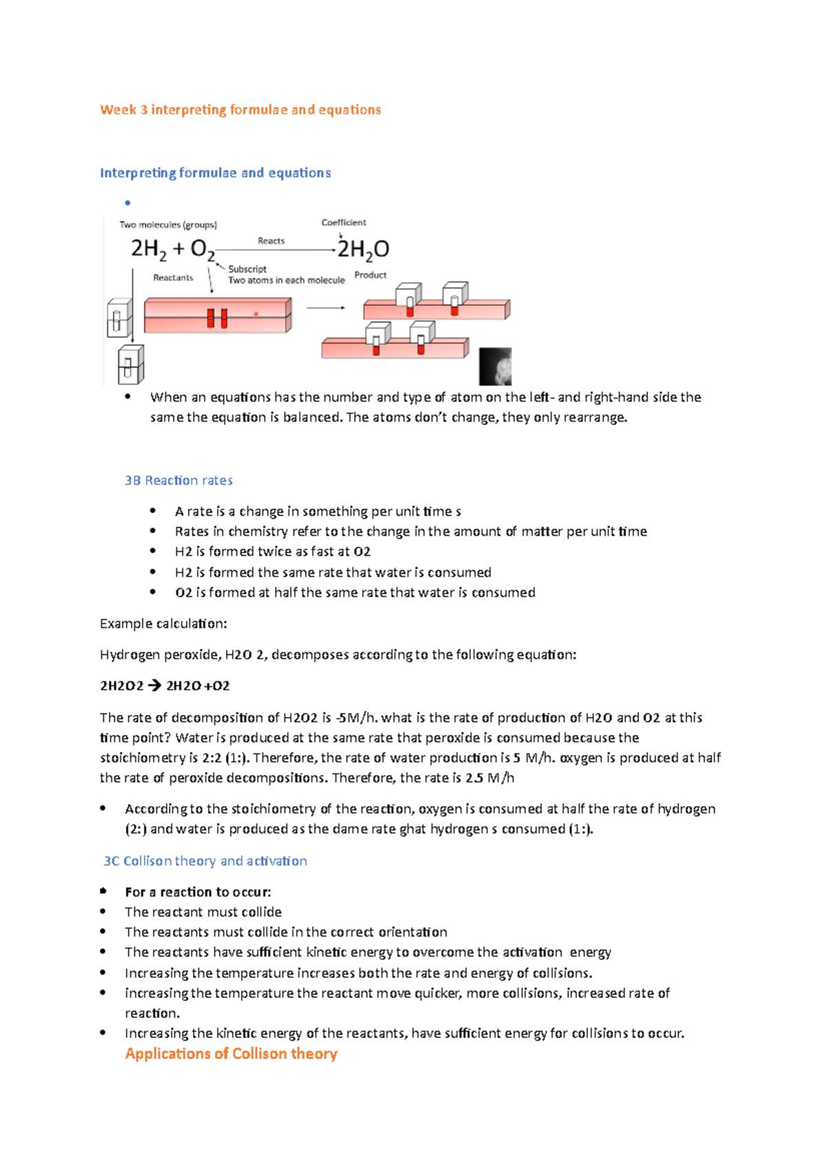 Week 3 interpreting formulae and equations - Week 3 interpreting ...