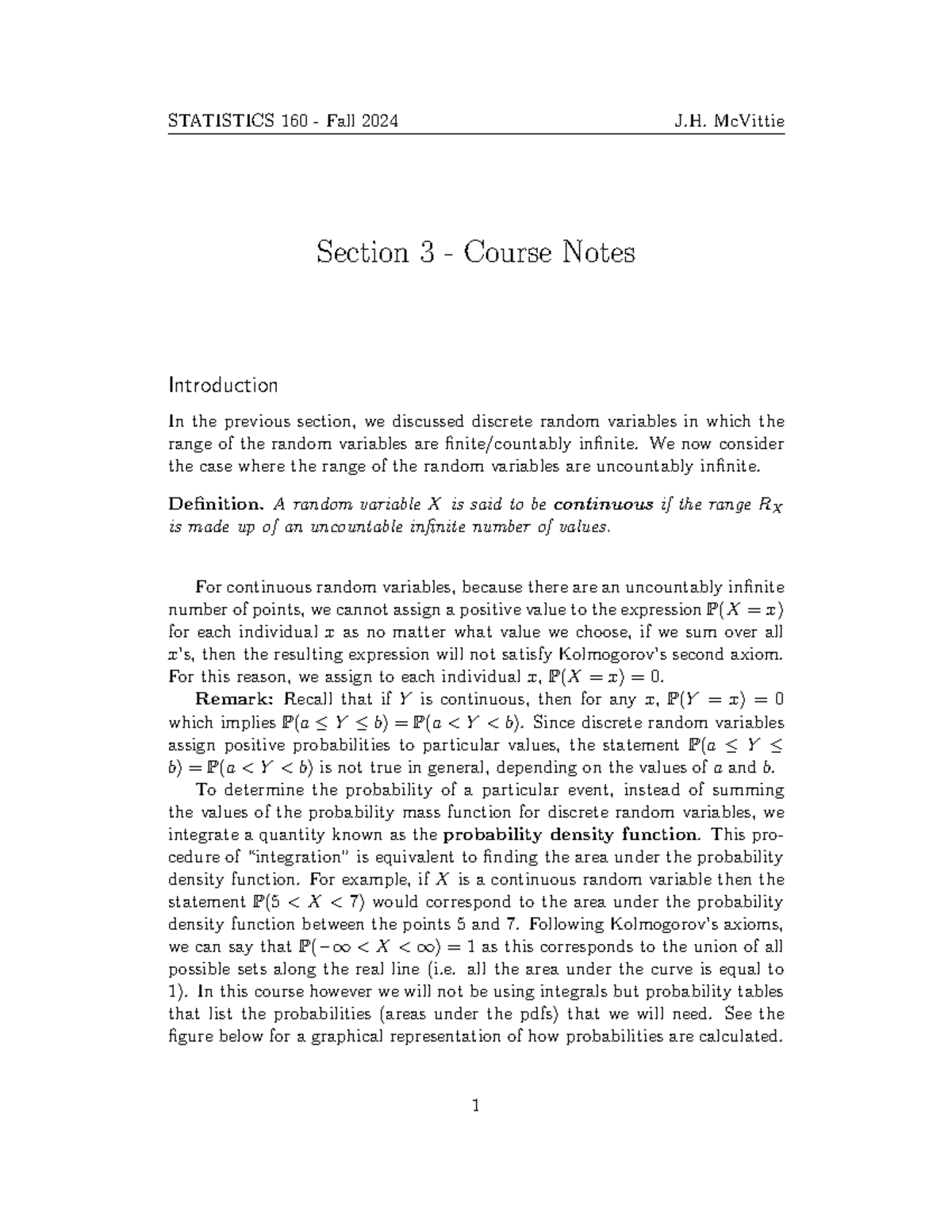 Section 3 - Course Notes - Section 3 - Course Notes Introduction In the ...