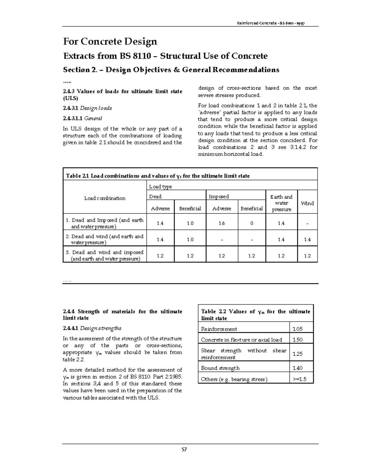 CVX7640 B3 Sec4 - Course material and coursework for structural design ...
