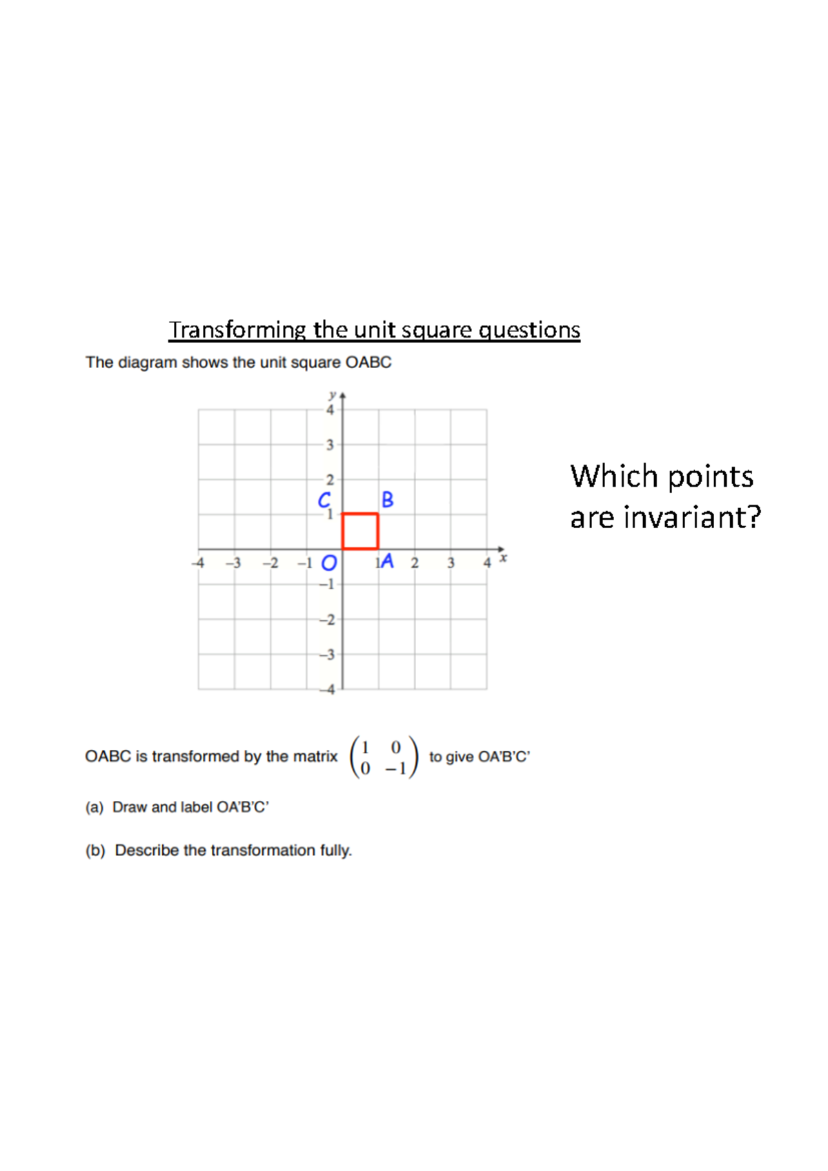 Screenshot 2024-06-12 at 13 - Transforming the unit square questions ...