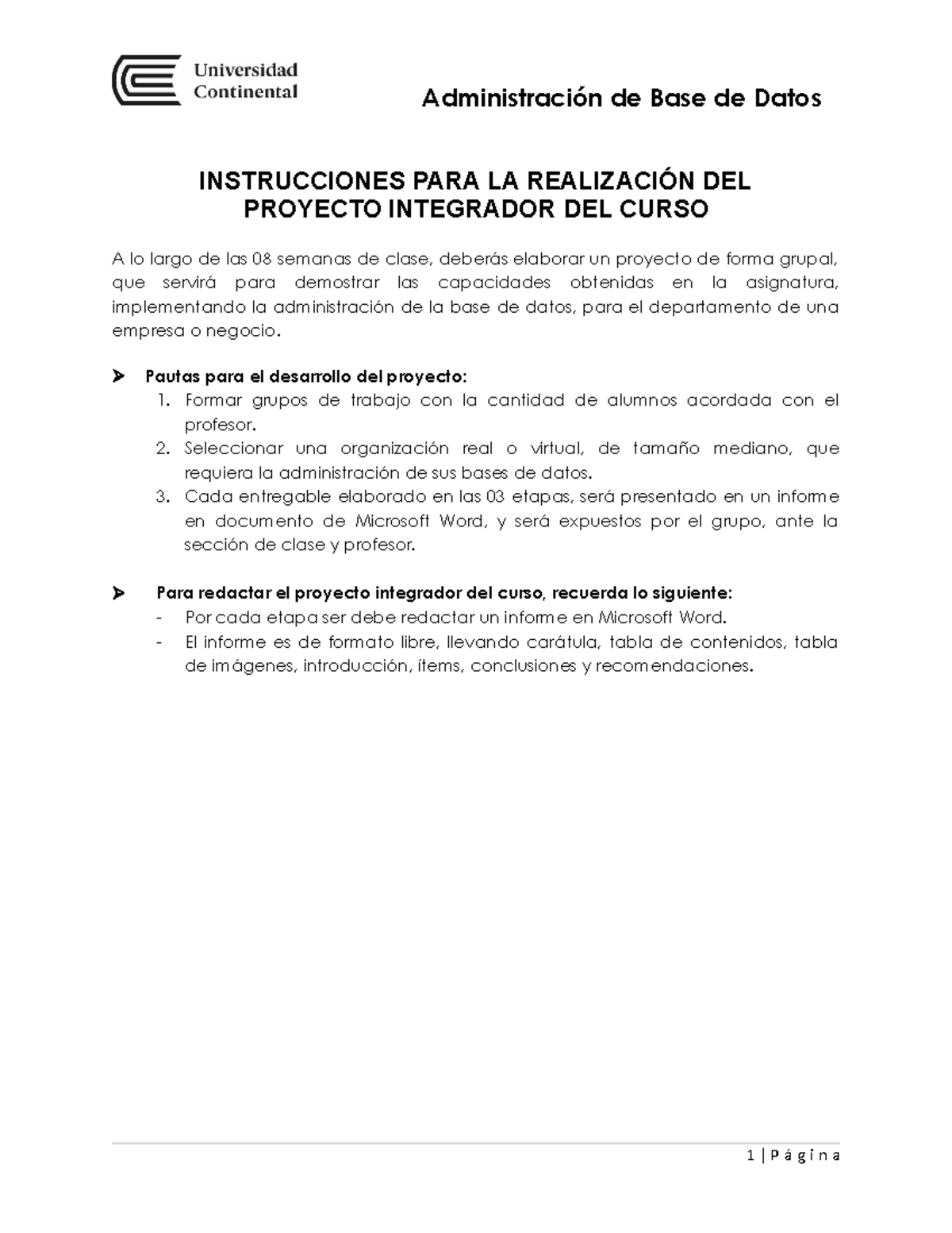 Proyecto Integrador Administración De Base De Datos Etapa 2 Administración De Base De Datos 0460