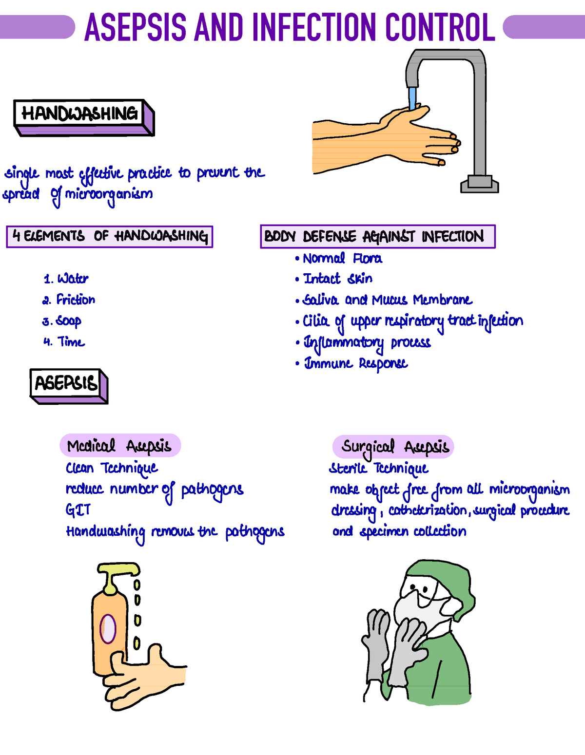 2021 HESI RN Fundamentals Study Guide - ASEPSIS AND INFECTION CONTROL ...