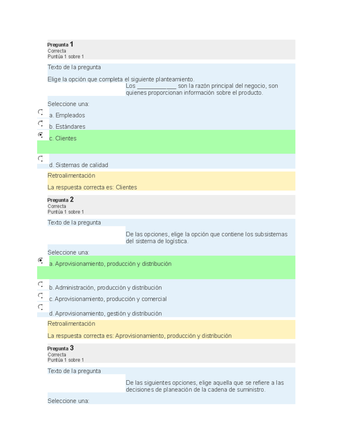 Examen 2 - Pregunta 1 CorrectaPuntúa 1 Sobre 1 Texto De La Pregunta ...