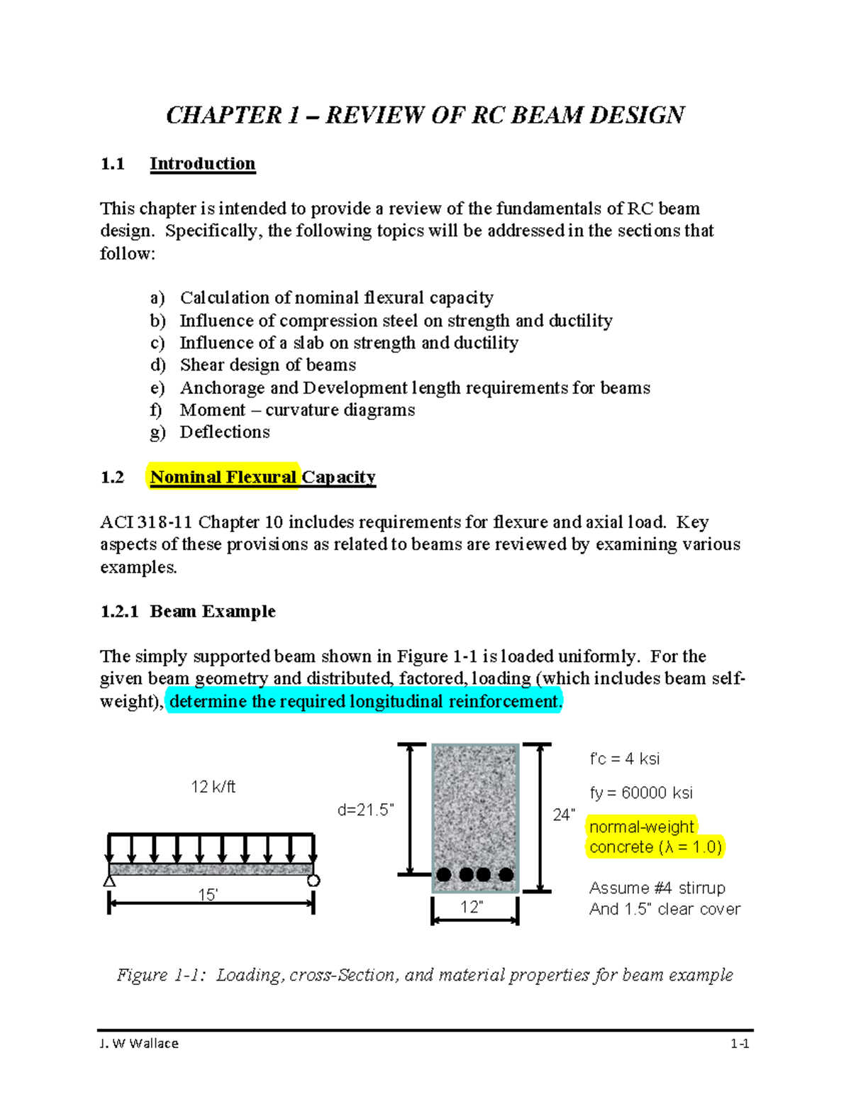 Review of RC Beam Design - Warning: TT: undefined function: 32 Warning ...