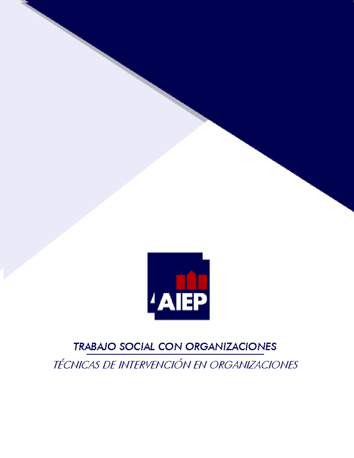 TTS504 Descargable Semana 5 - TRABAJO SOCIAL CON ORGANIZACIONES T.. DE ...