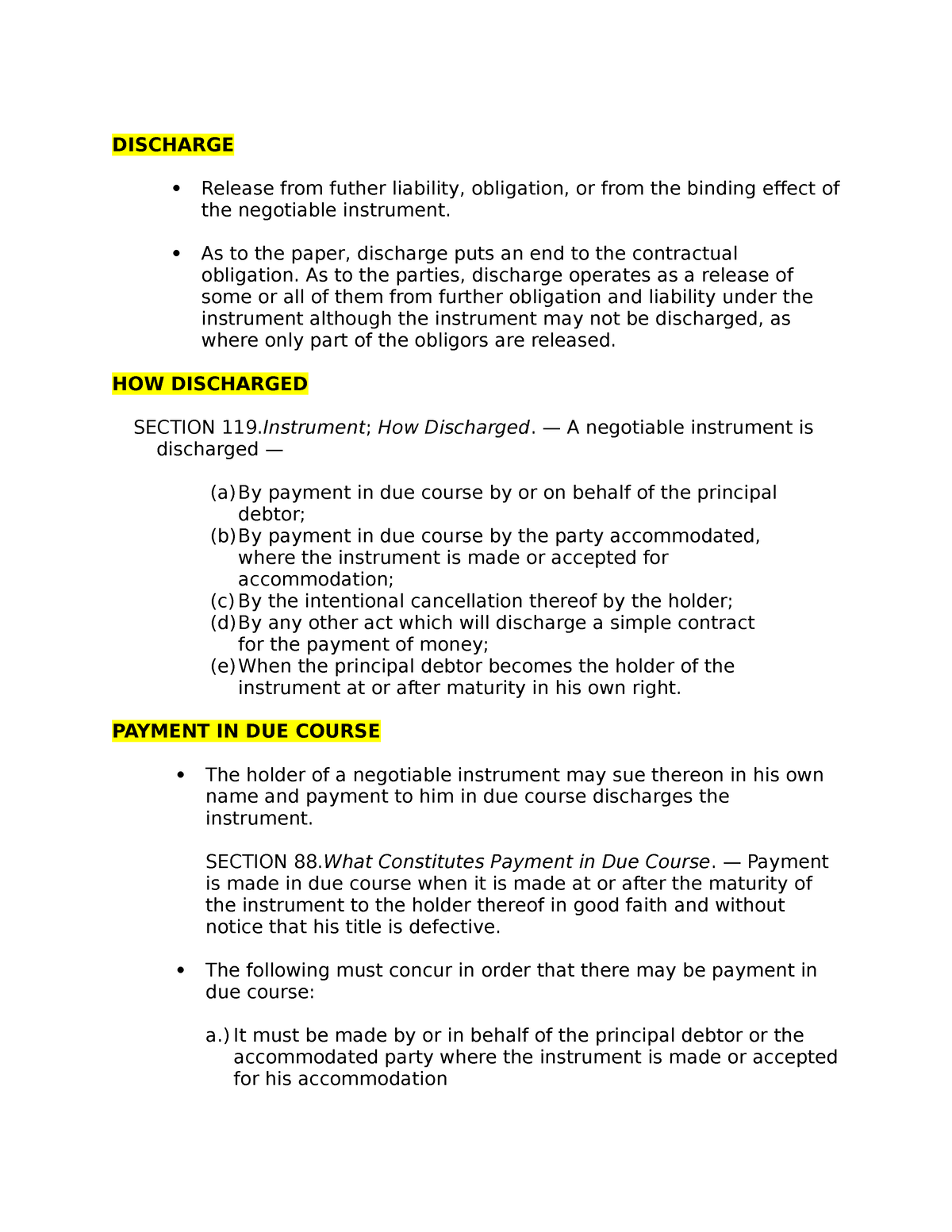 payment-in-due-course-payments-cheque