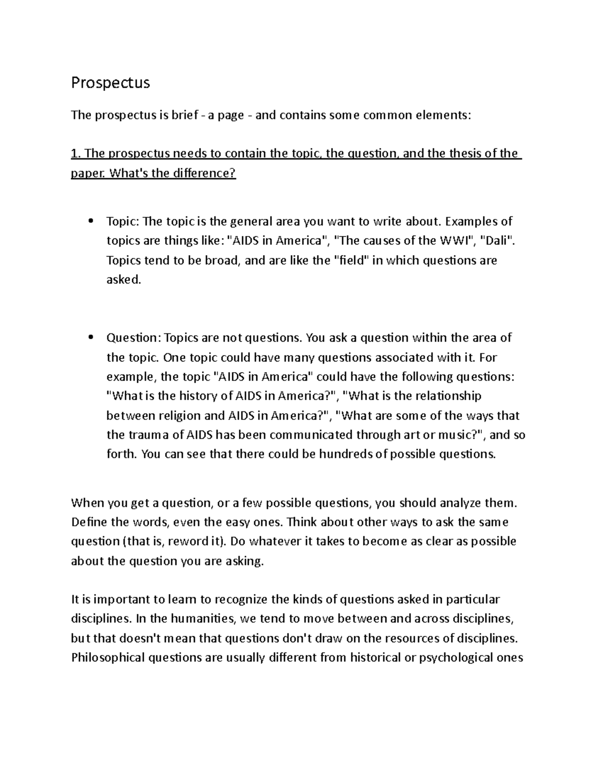 Prospectus (3) (1) - Prospectus The Prospectus Is Brief - A Page - And ...