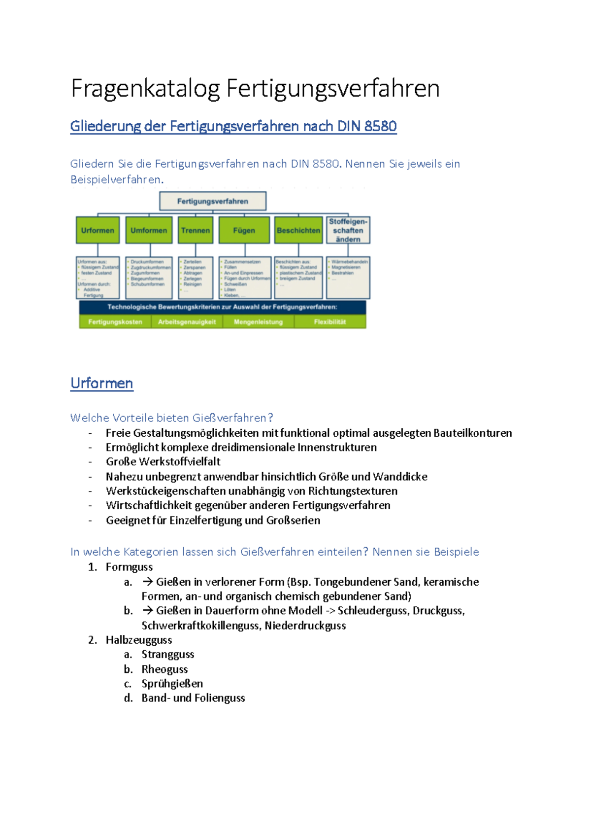 Fragenkatalog Fertigungsverfahren - Fragenkatalog Fertigungsverfahren ...