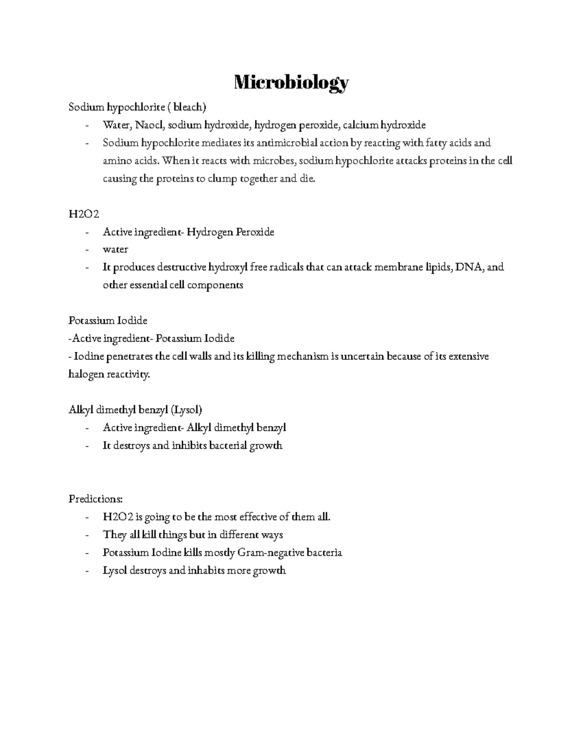 Microbiology - The Study Of The Biology Of Microscopic Organisms ...