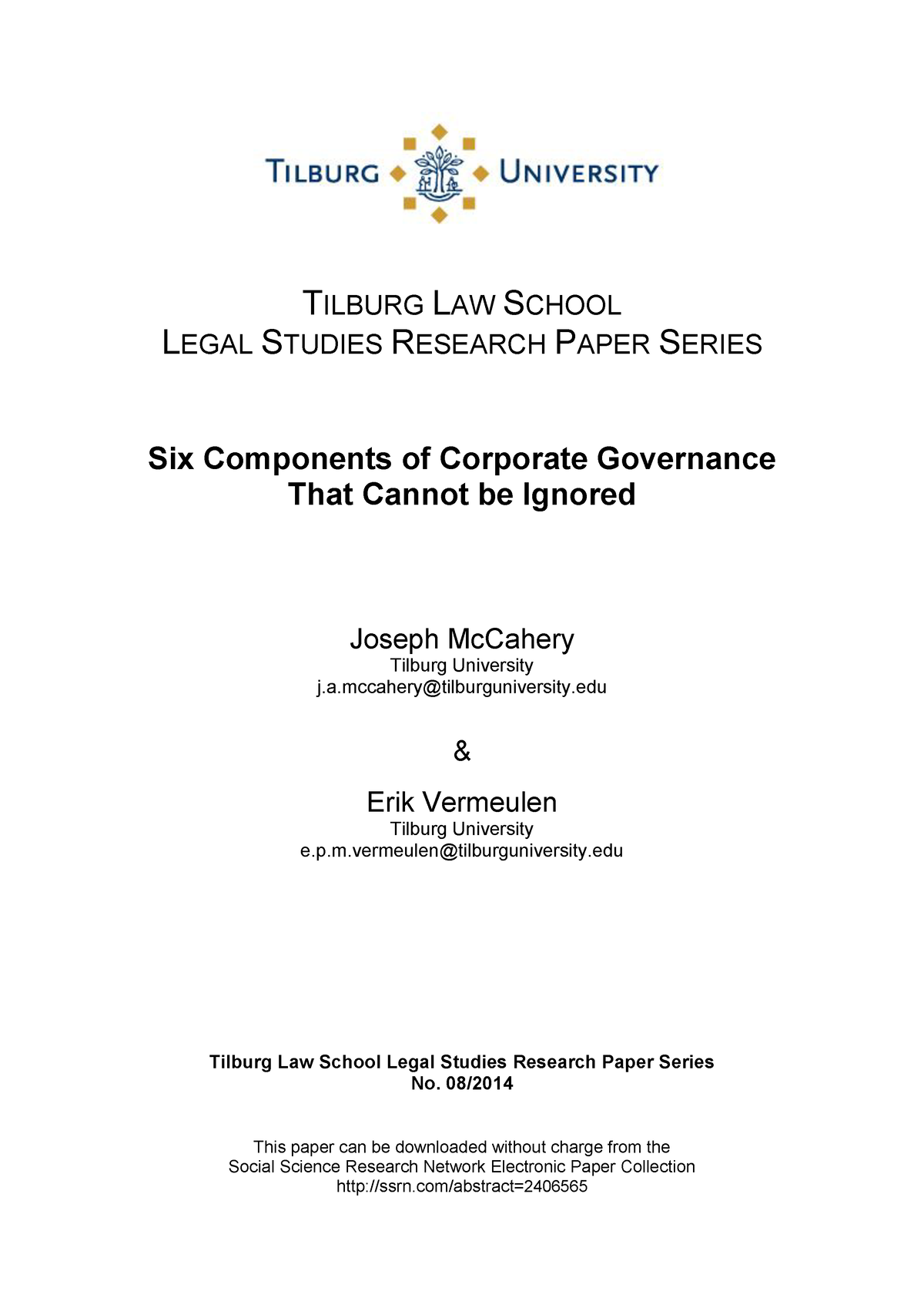 corporate governance law dissertation topics