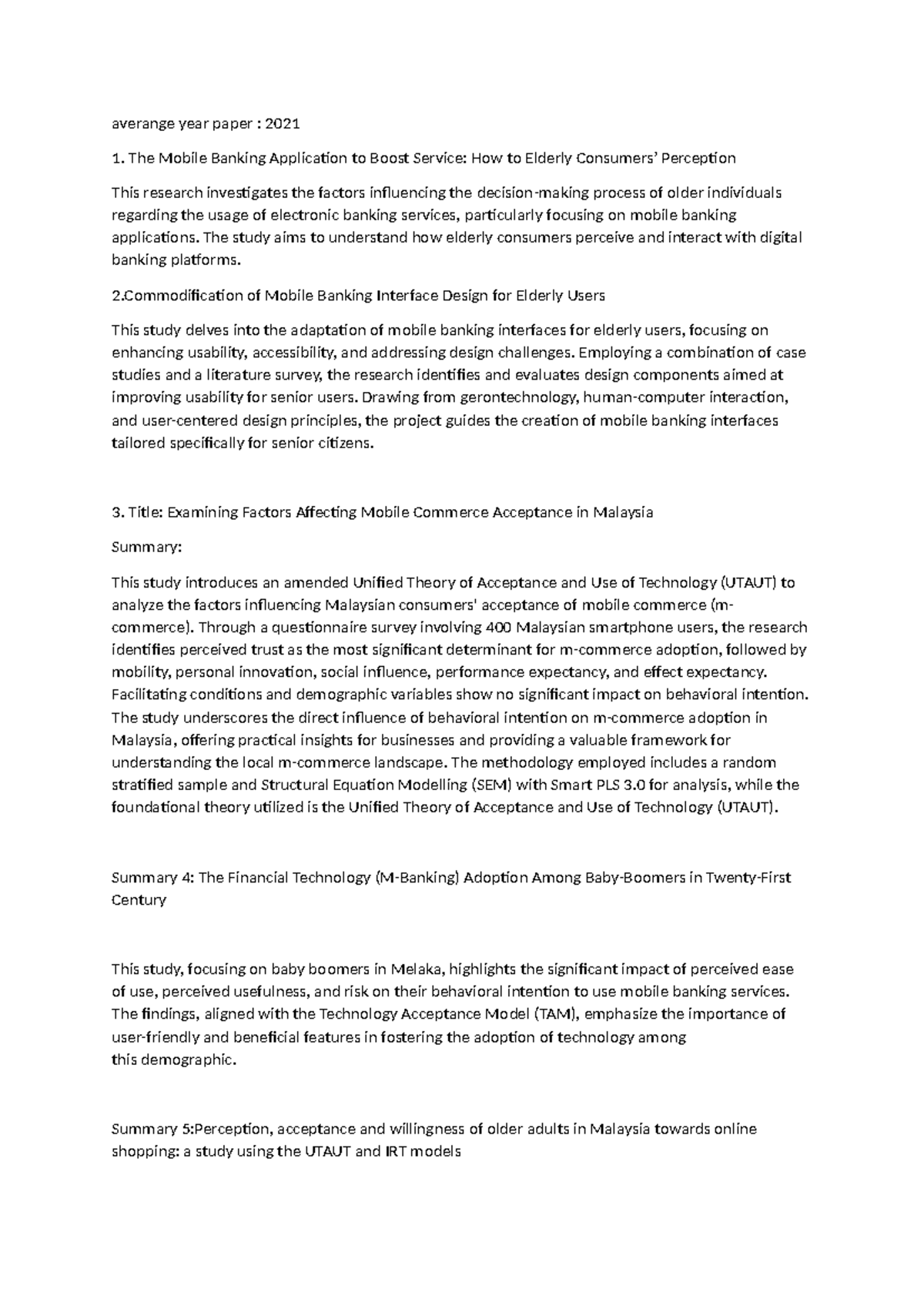 Averange year paper - aaa - averange year paper : 2021 The Mobile ...