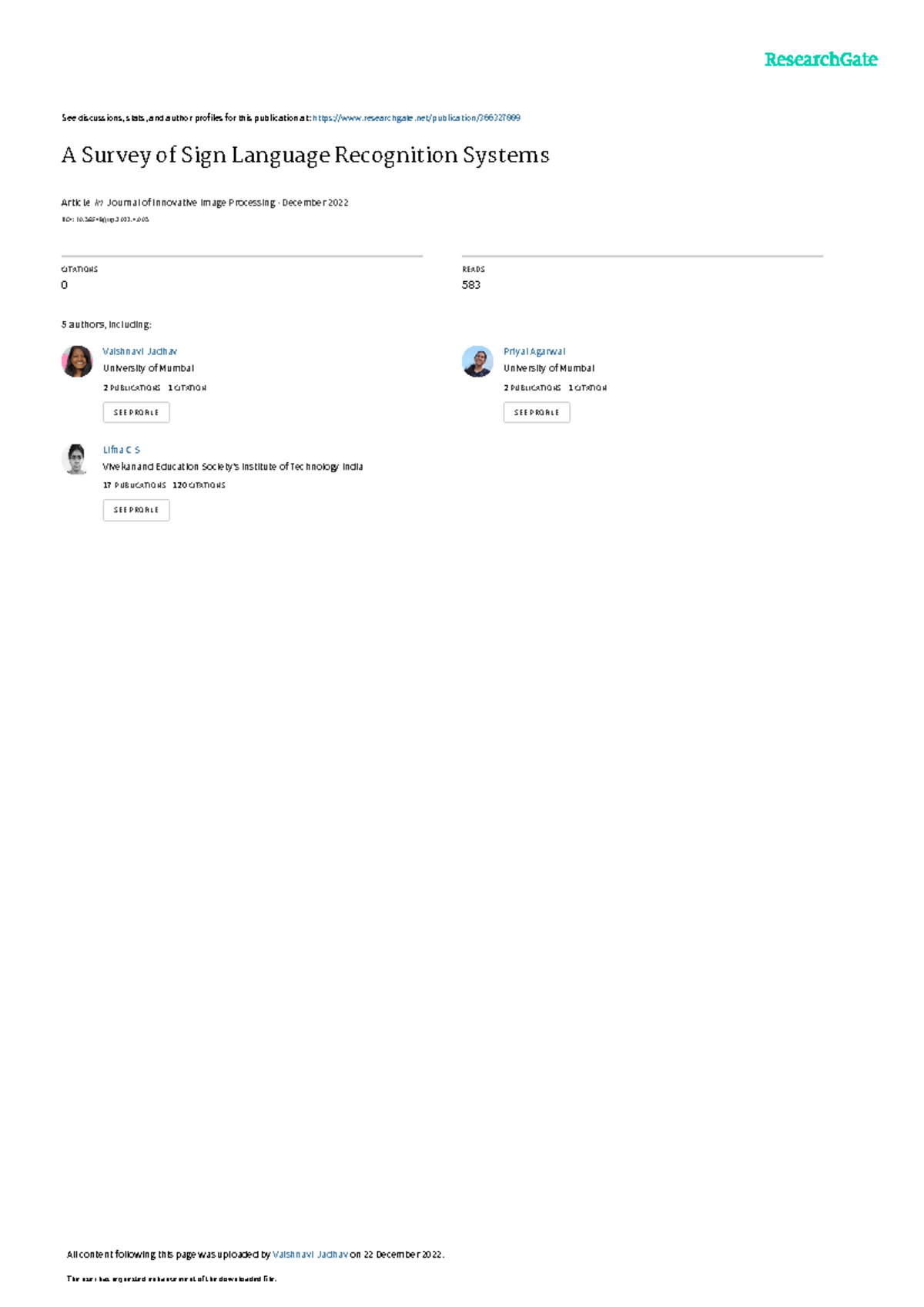 A Survey of Sign Language Reco-IRO-Journals-4 4 3 - See discussions ...