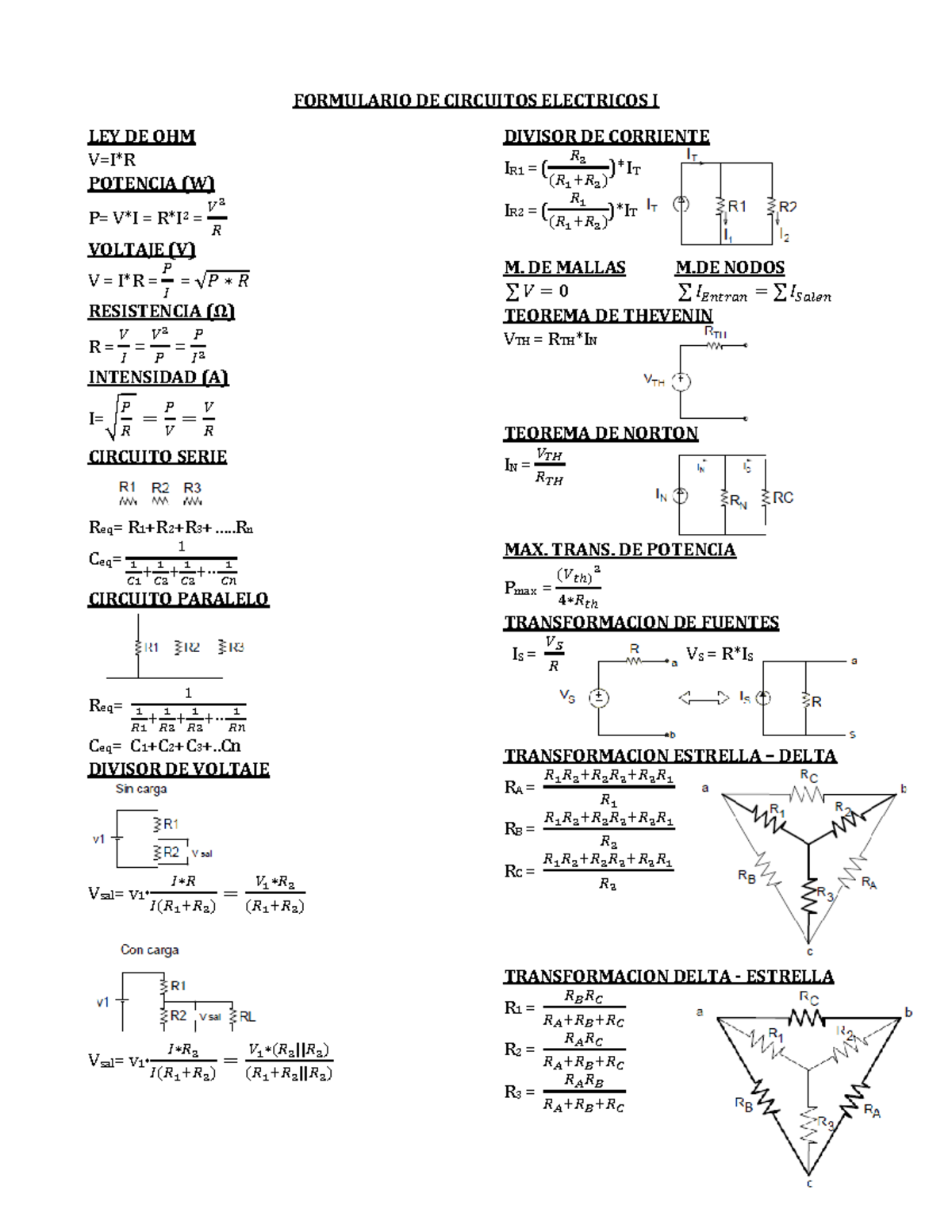 Diagramas Circuitos Electricos Basicos Pdf 4631