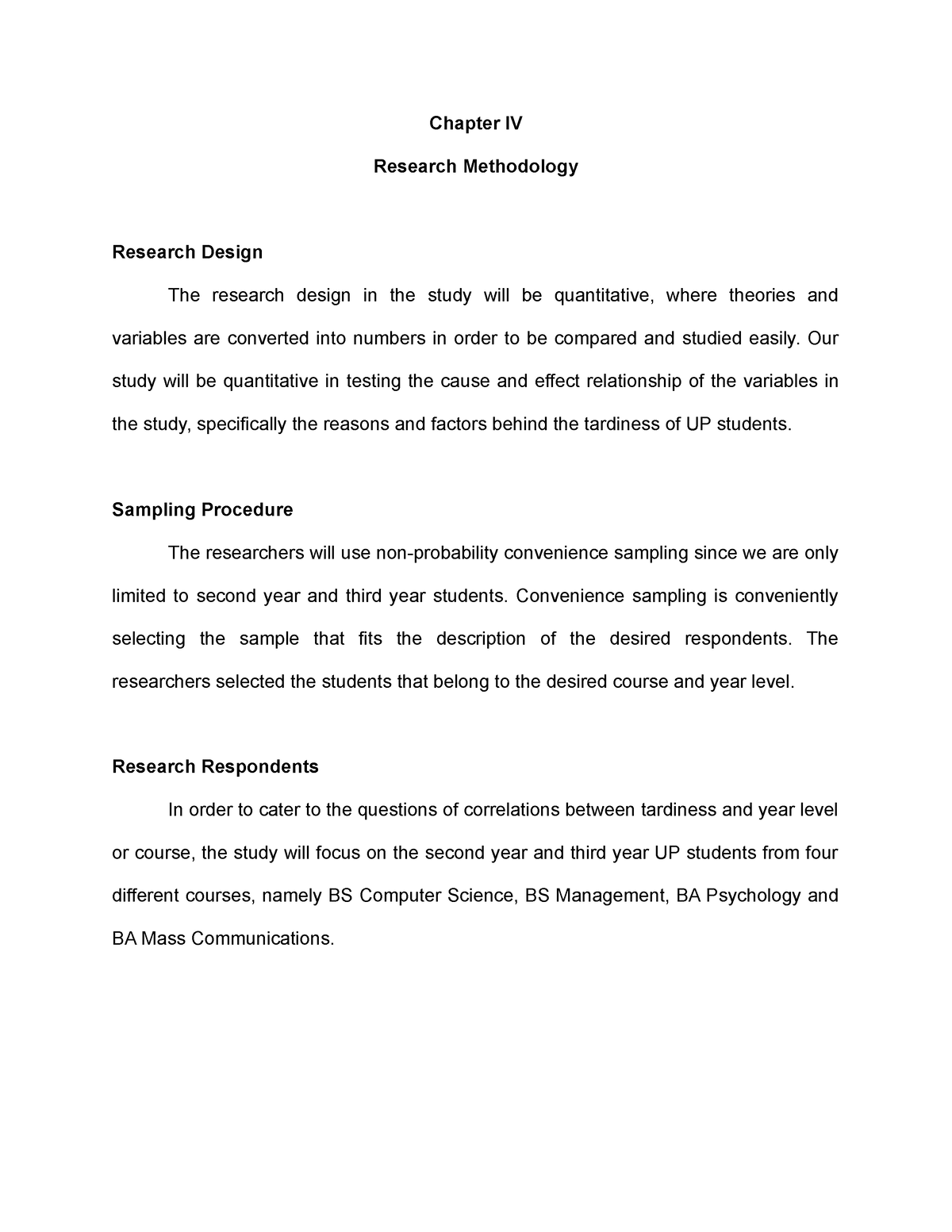 research methodology assignment 4