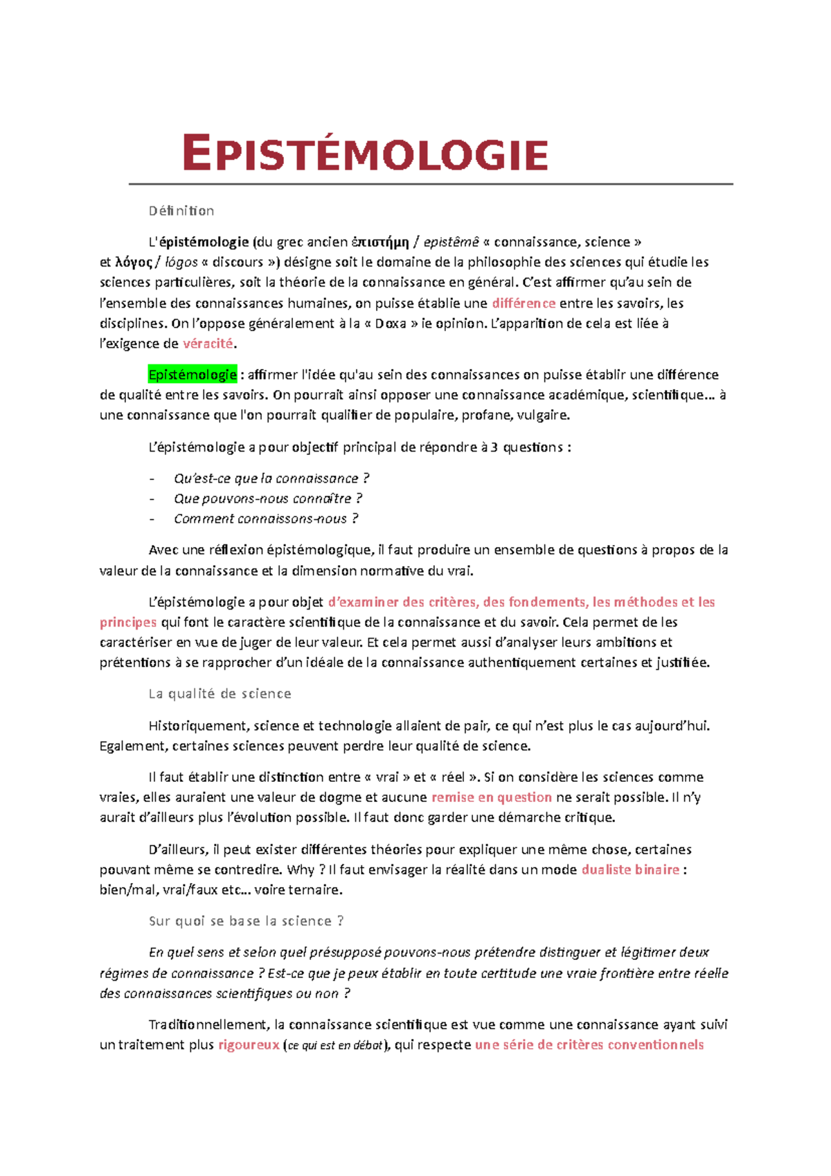 L'archéologie, l'histoire, le passé : chapitres sur la présentation, l'épistémologie et l'ontologie du temps perdu.