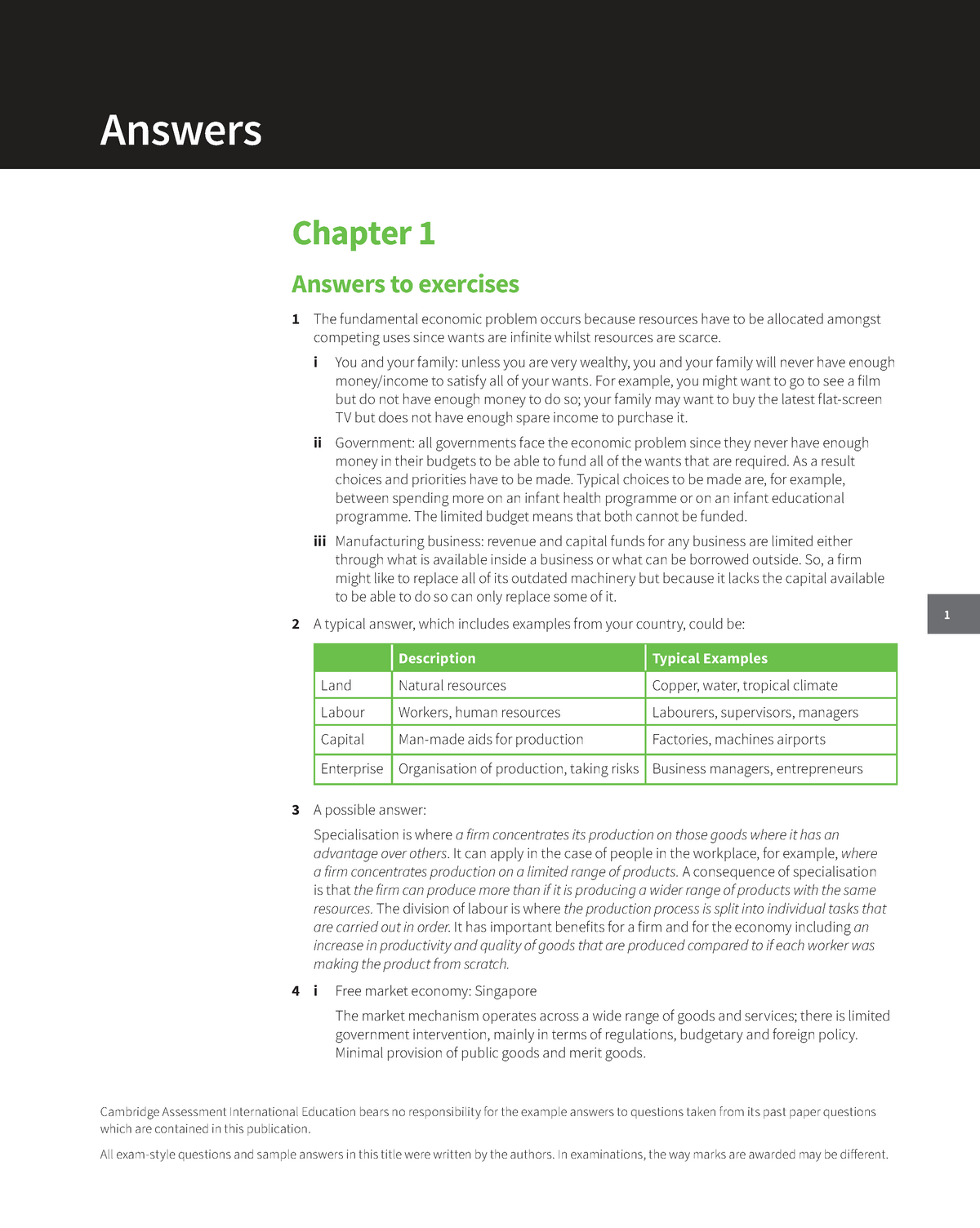 pearson education economics workbook answers