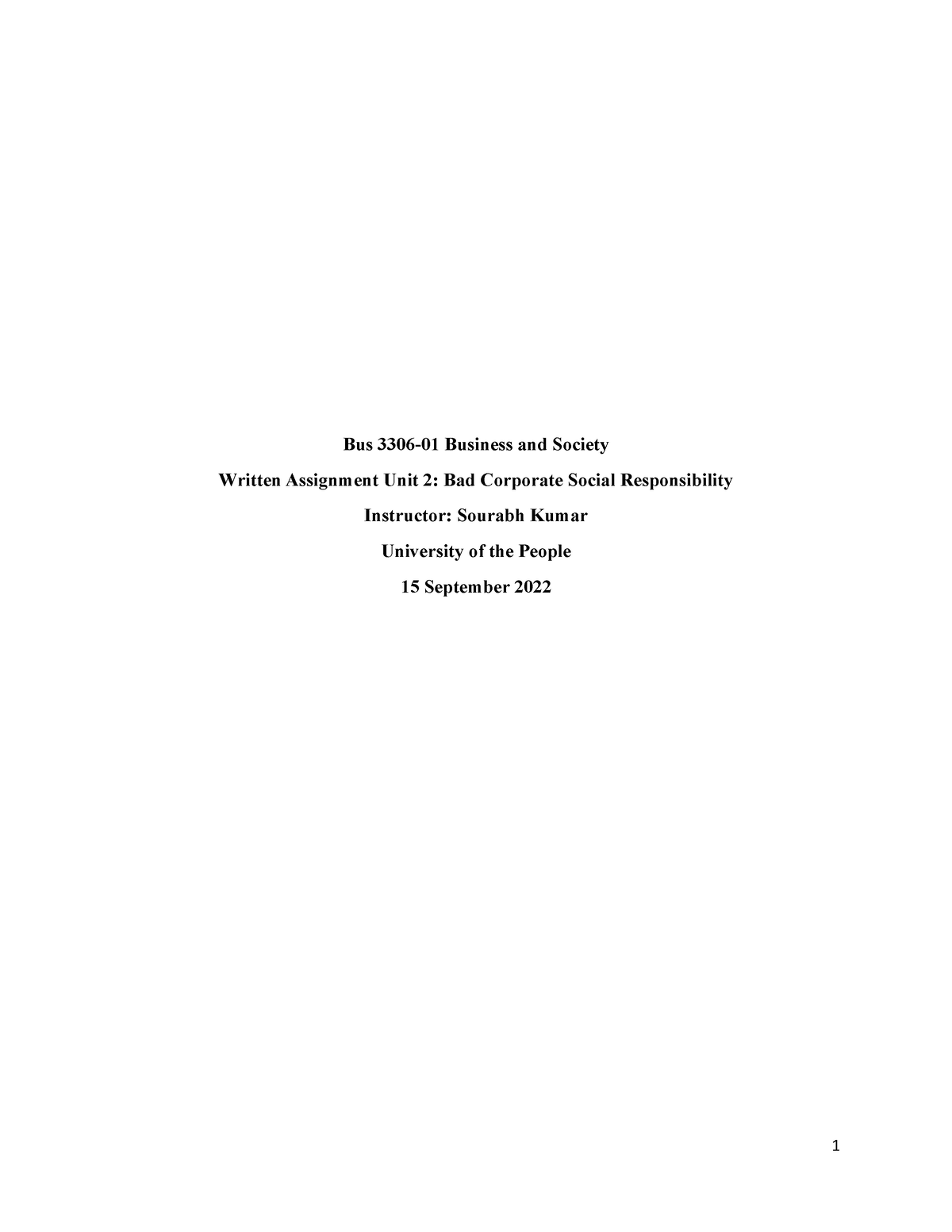 Unit 2 Written Assignment - Bus 3306-01 Business And Society Written ...