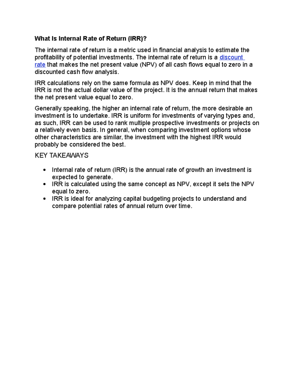 how-to-calculate-irr-from-npv-haiper