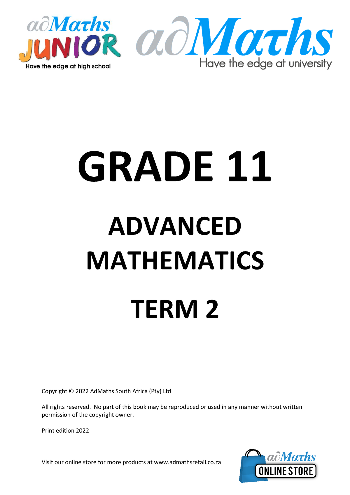 mathematics assignment grade 11 term 2 2022