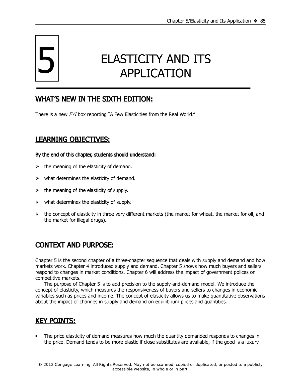 Chapter-5 - WORKSHEET - Chapter 5/Elasticity And Its Application 85 ...