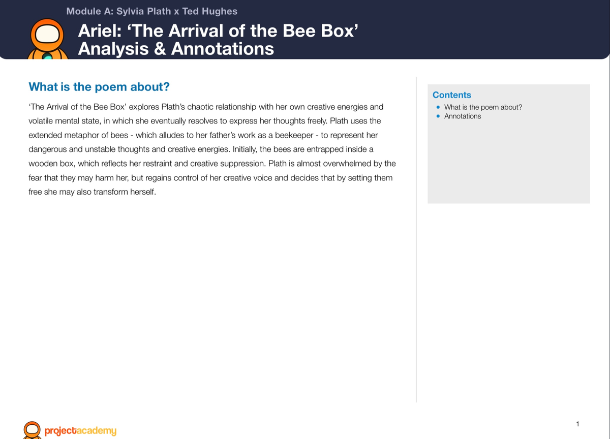 ariel-the-arrival-of-the-bee-box-blaw-studocu