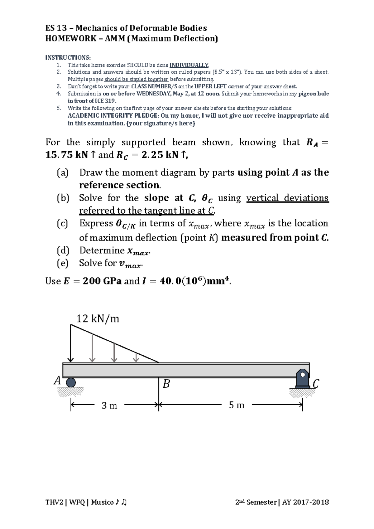 ES 13 Mechanics of Deformable Bodies IHW - AMM (Max Def) - University ...