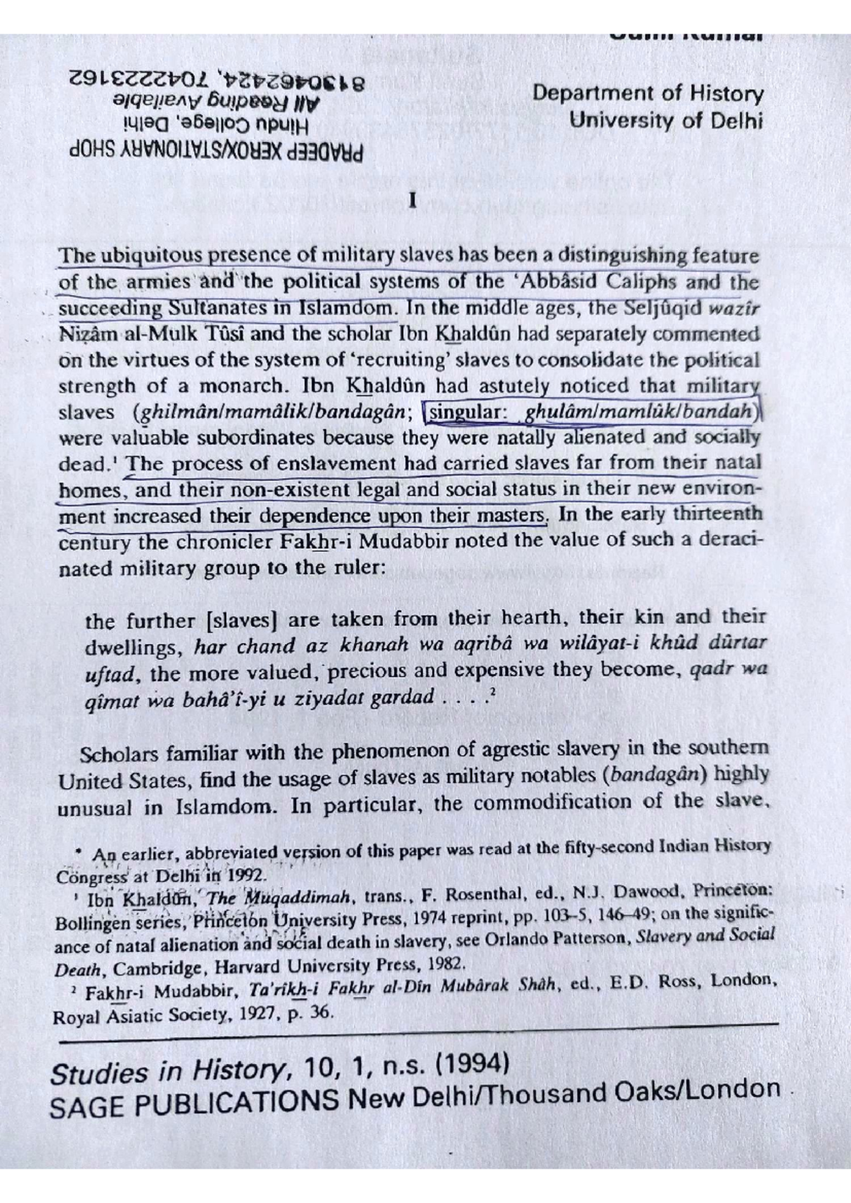 Nobility and Ruling class of Delhi Sultans and its Transition - History ...