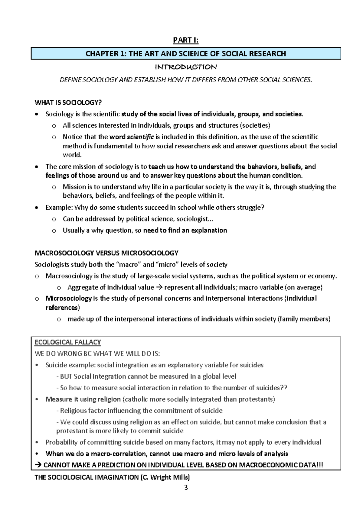 CHAPTER 1 THE ART AND SCIENCE OF SOCIAL RESEARCH MAG - WHAT IS ...