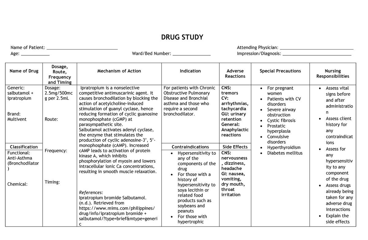 salbutamol-drug-study-drug-study-name-of-patient-age-name-of-drug