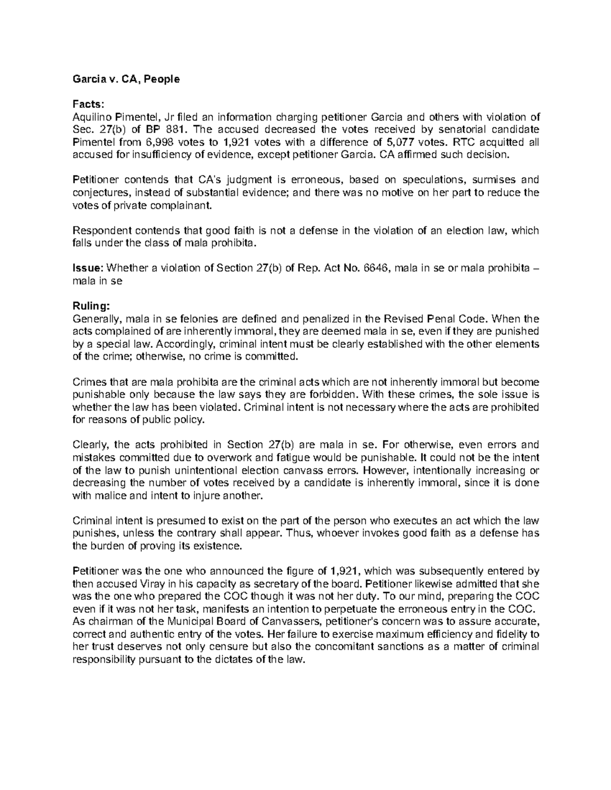 1.1 Garcia v. CA Garcia v.