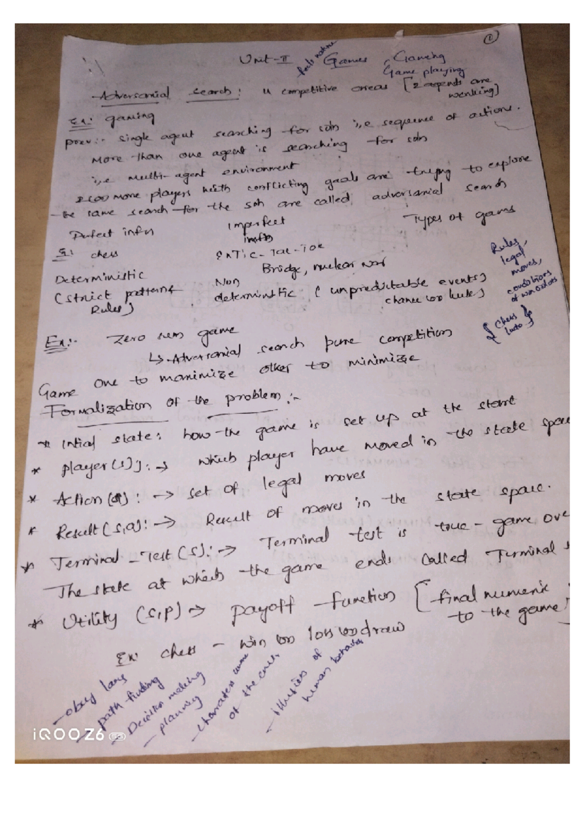 Ai unit 2 - AI notes of btech 3-2,Computer science with specialization ...