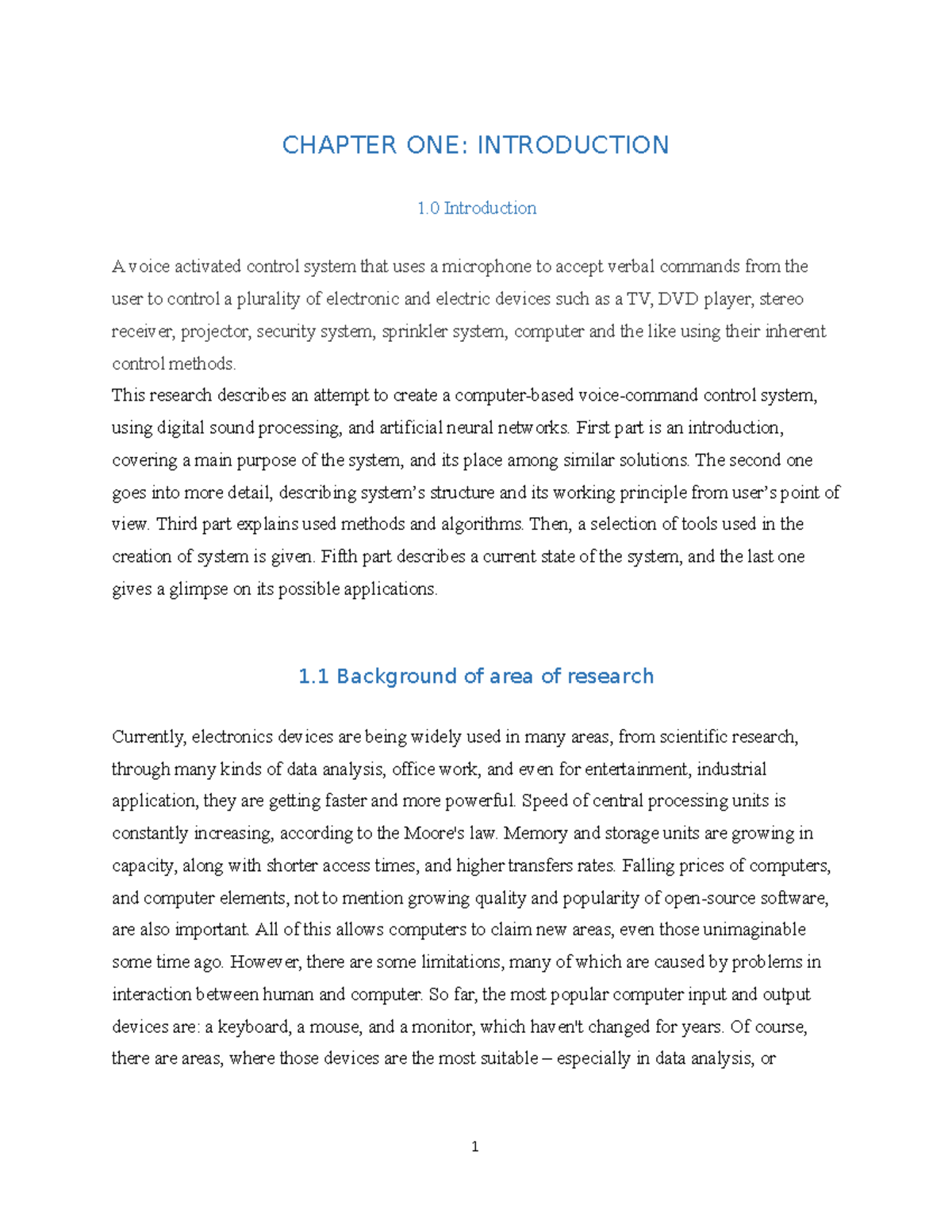 Research methodology proposal - CHAPTER ONE: INTRODUCTION 1 ...