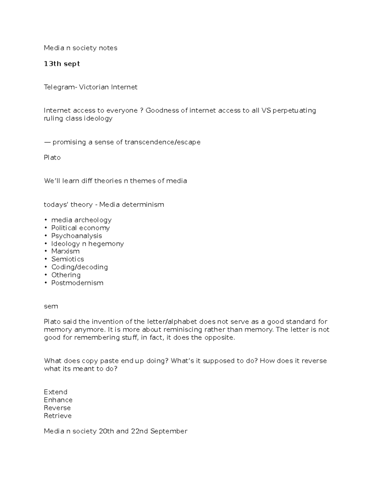 Media And Society Notes 1 Media N Society Notes 13th Sept Telegram