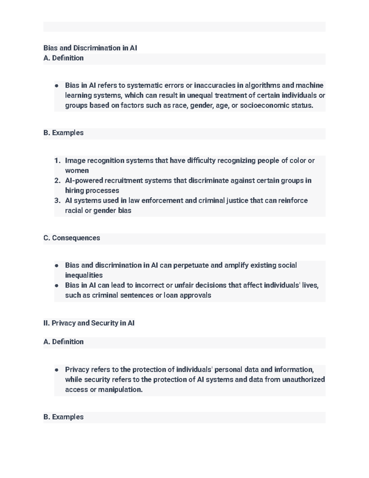 Bias and Discrimination in AI - Definition Bias in AI refers to ...