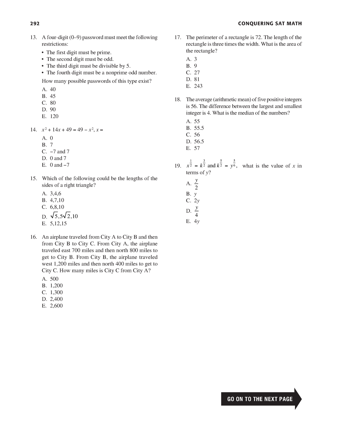 Mc Graw-Hill's Conquering SAT Math, 2nd Ed. (Mc Graw-Hill's Conquering ...