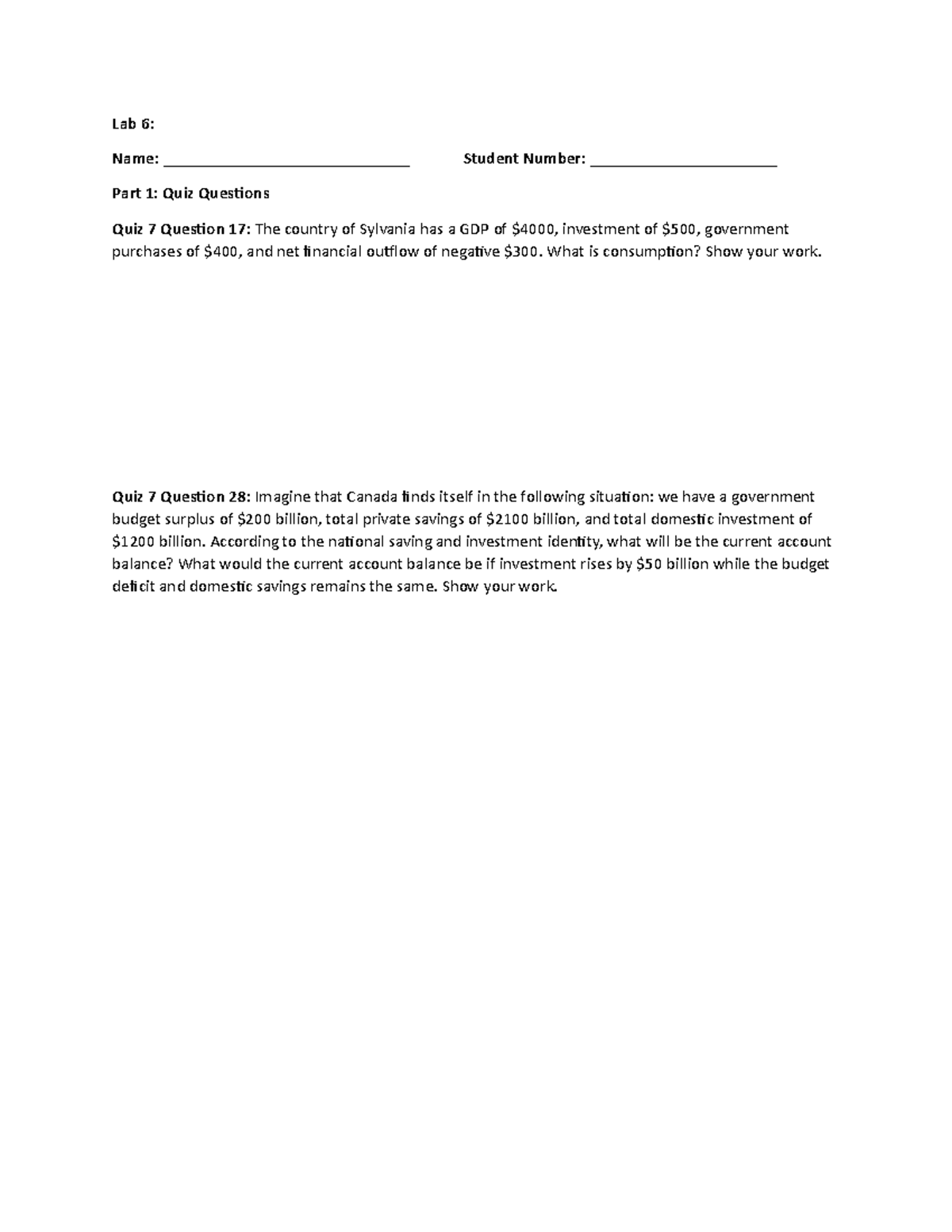 Answer Sheet Lab6 Please Download Spring 23 - Lab 6: Name ...