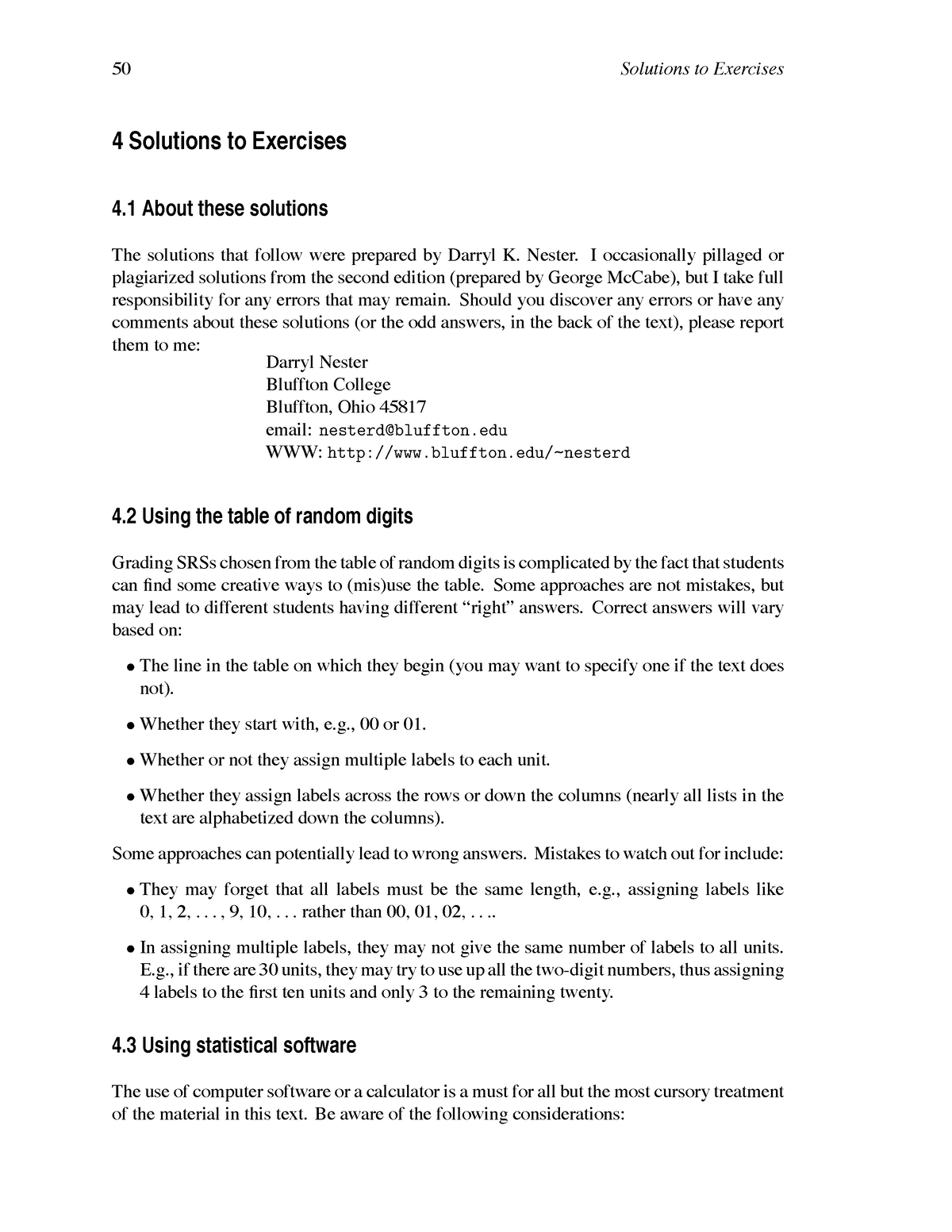 Solution - Practice - 50 Solutions To Exercises 4 Solutions To ...