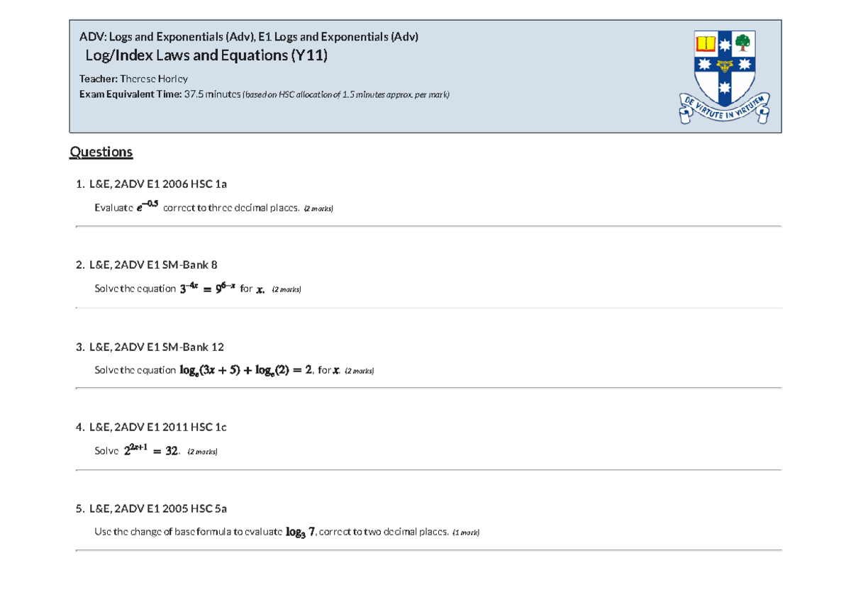 2023-logarithms-and-exponentials-1-l-e-2adv-e1-2006-hsc-1a-2-l-e