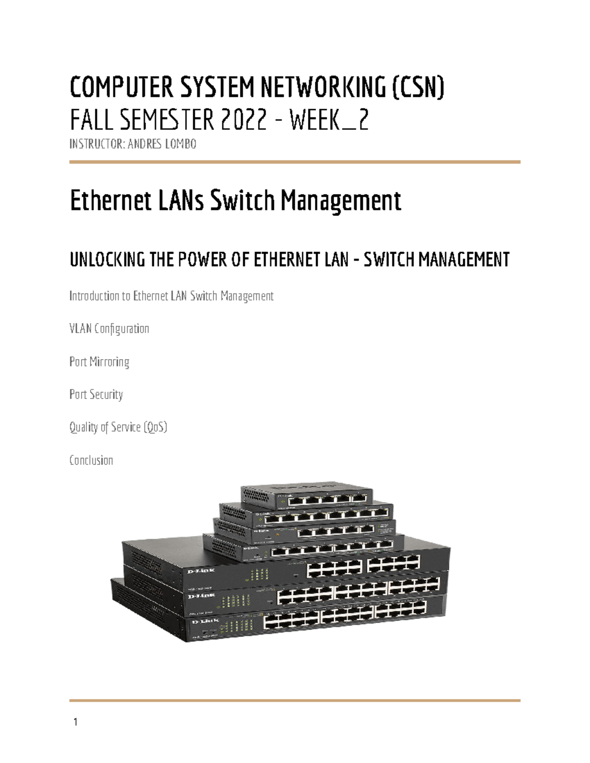 switch-management-1-computer-system-networking-csn-fall-semester